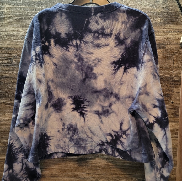 NWOT Victoria's Secret PINK Crew Neck Cropped Sweatshirt Sz M - Picture 3 of 3